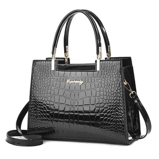 شنطة سهرة فاخرة للنساء - 2024 Solid Color Alligator Pattern Hand