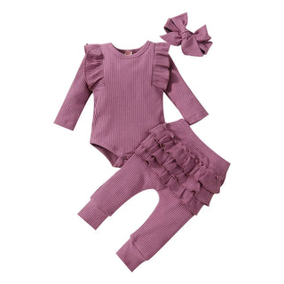 2024 european american baby بنت multi color أكمام طويلة pants bow جديد unisex product stylish cotton