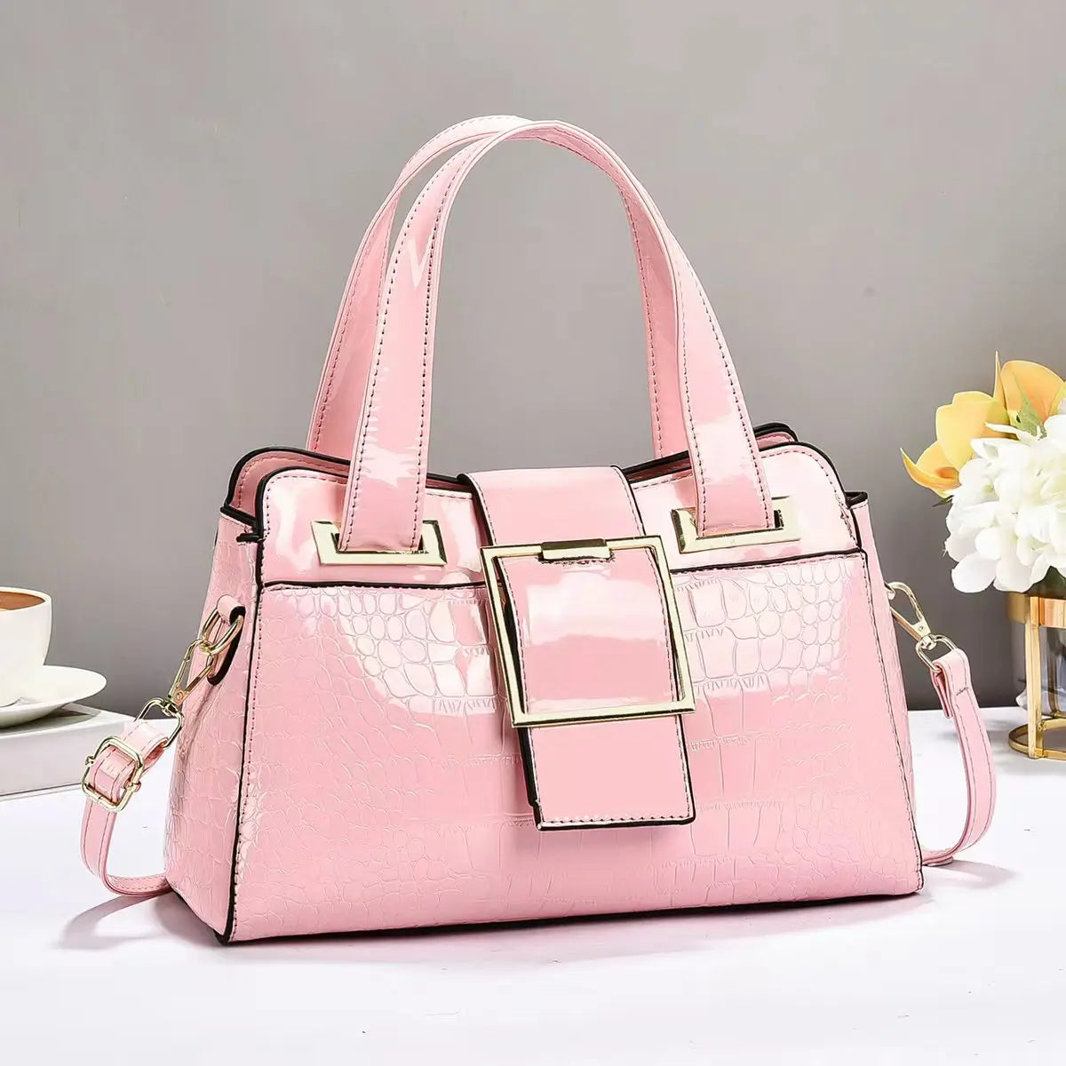 شنطة كتف كاجوال للنساء - 2025 Newest PU Leather Ladies Good Quali