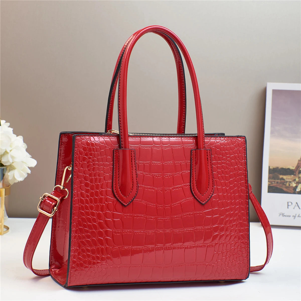شنطة يد ترند للنساء - 2024 Newest Pu Leather Ladies Designer B
