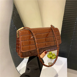 شنطة جلد ترند للنساء - Solid Colors Ladies Luxury Bag Classical