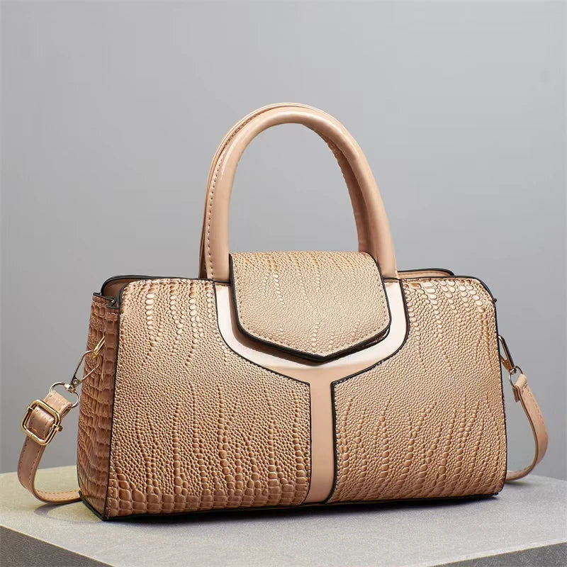 شنطة يد كلاسيك للنساء - New Wholesale Luxury Leather Fashion Qui