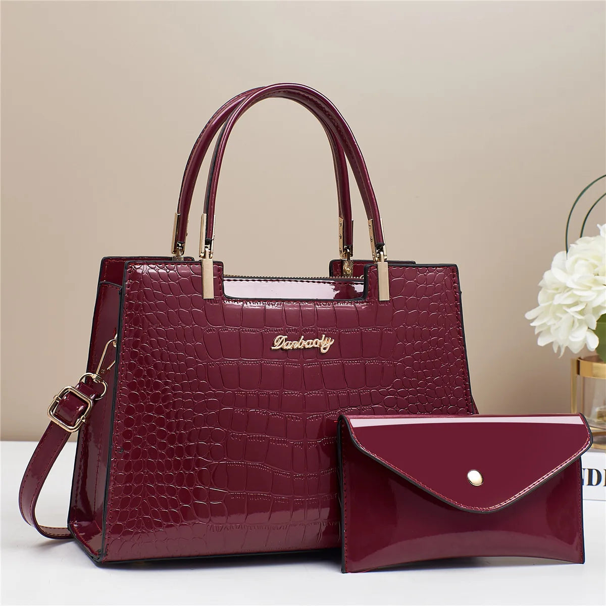 شنطة صغيرة موضة 2025 للنساء - 2025 New Wholesale Women's Bags Set Bran