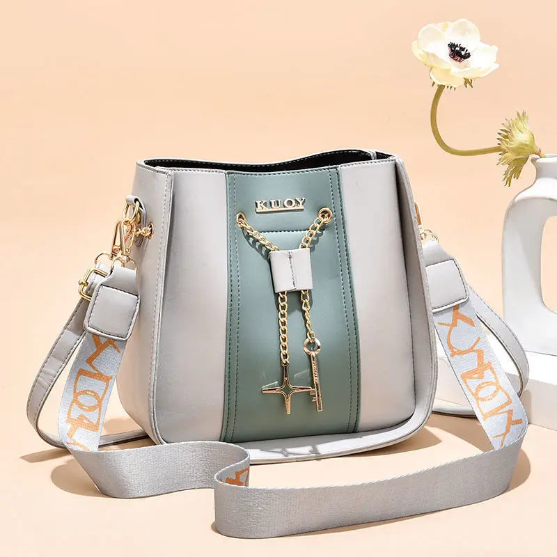شنطة سهرة عملية للنساء - 2023 Fashion PU Leather Ladies Shoulder