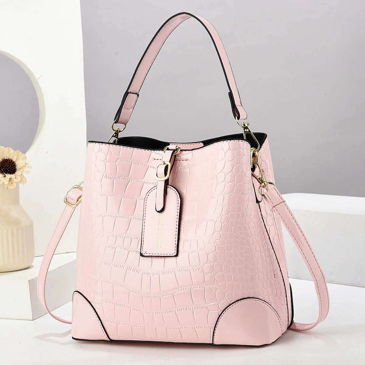 شنطة كتف فاخرة للنساء - 2025 Newest Fashion PU Leather Designer