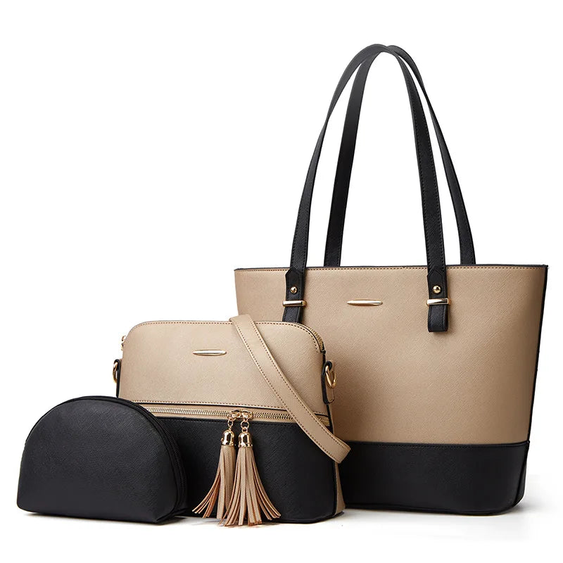 شنطة نسائية ترند للنساء - 2024 Atmospheric Set Bags Color Collisio
