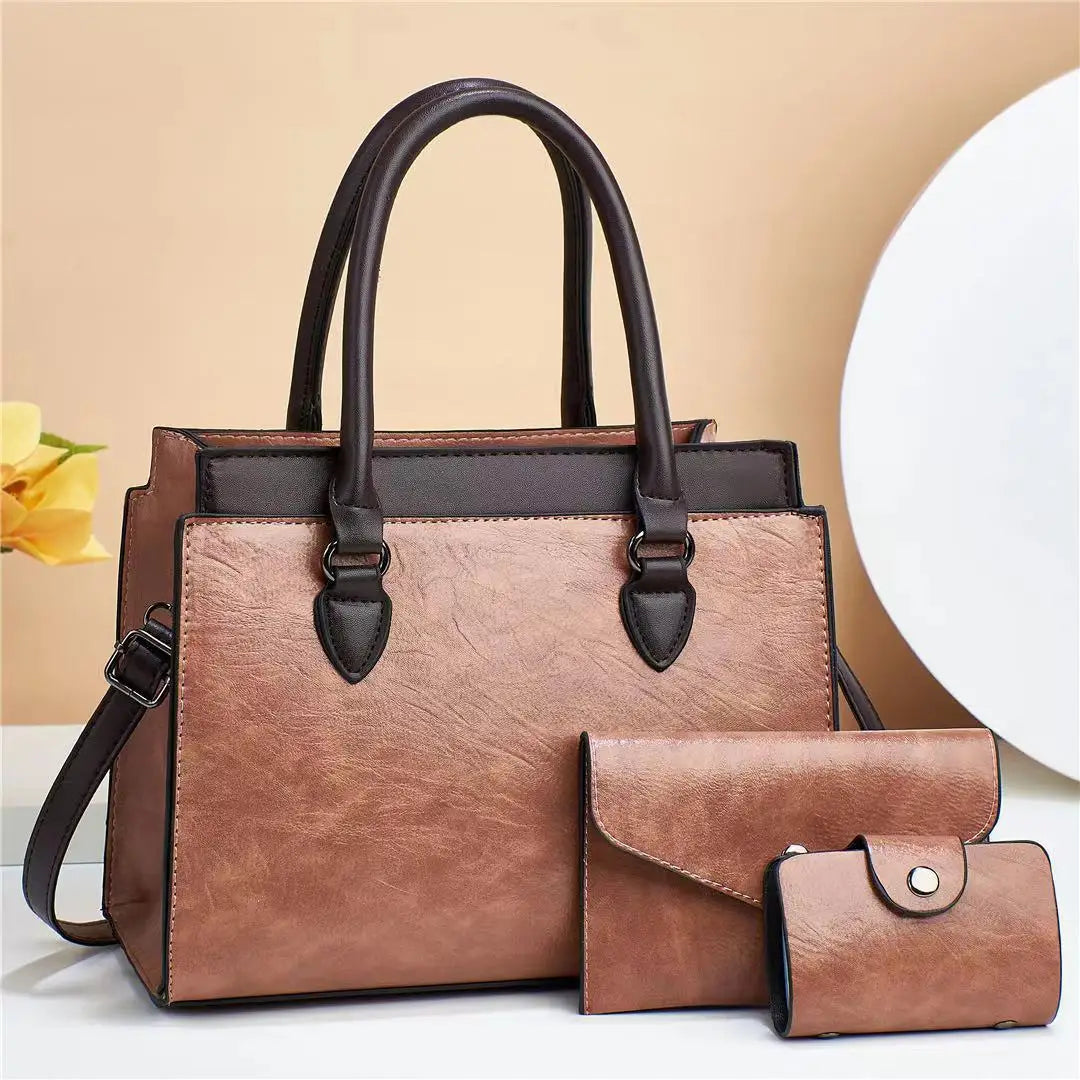 شنطة جلد أنيقة للنساء - New Wholesale Luxury Leather Fashion Qui
