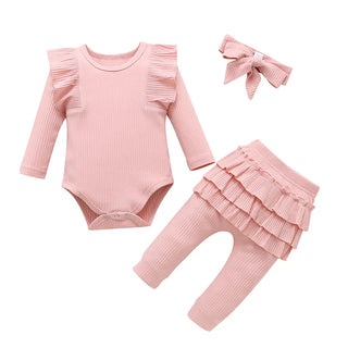 2024 european american baby بنت multi color أكمام طويلة pants bow جديد unisex product stylish cotton