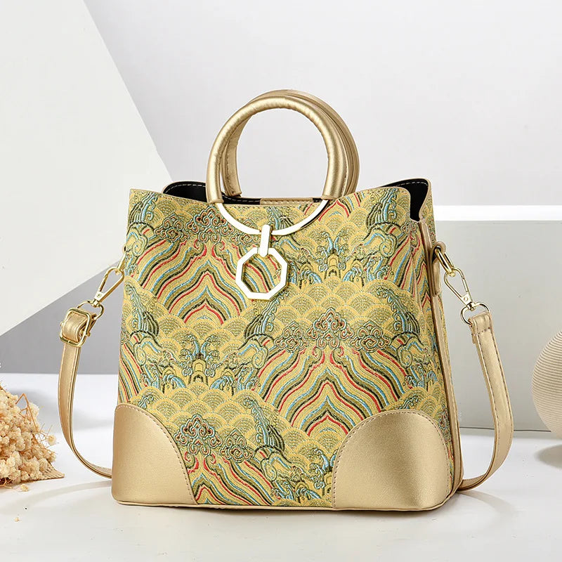شنطة كتف أنيقة للنساء - New Wholesale Luxury Leather Fashion Qui