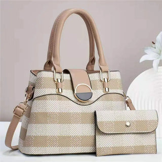 شنطة جلد كلاسيك للنساء - Custom logo PU Leather Bags Women Handba