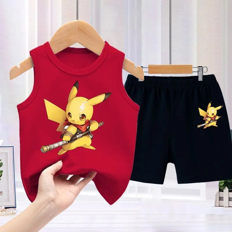spider-man طقم قطعتين for أولاد صيف sports فيست shorts formal-كاجوال cotton print baby fashion أولاد' sports shirt shorts