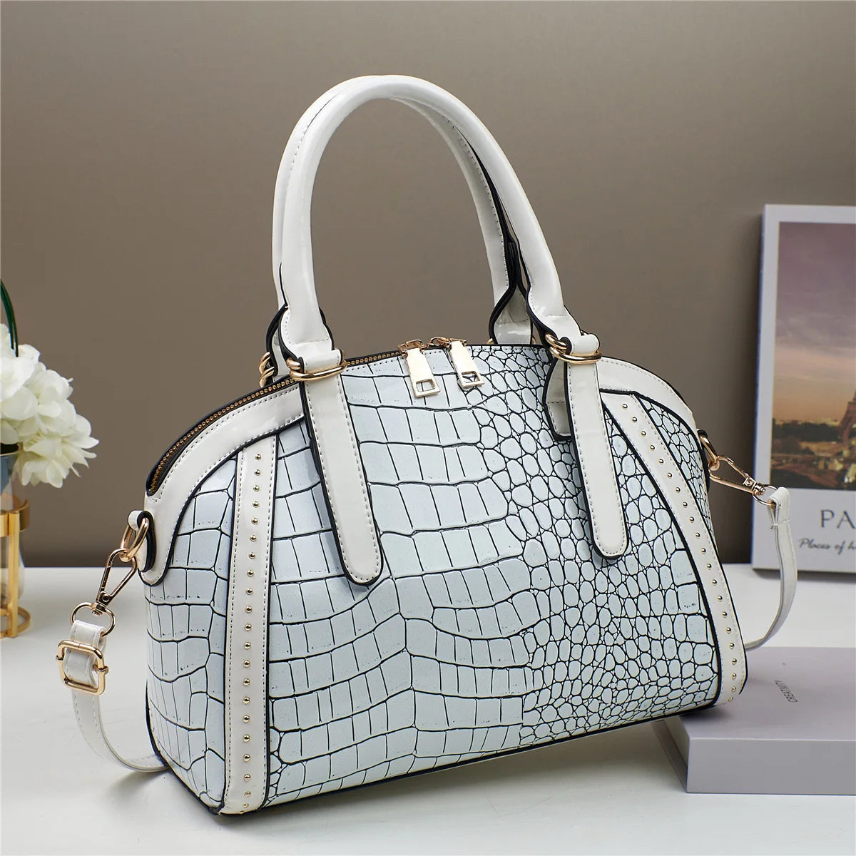شنطة كروس عملية للنساء - 2025 New Wholesale Luxury PU Leather Fas