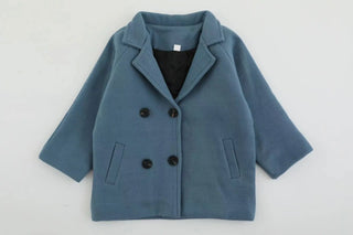 children clothing children woolen coat 2024 خريف ستايل ولد baby handsome coat small and medium children طويل korean version