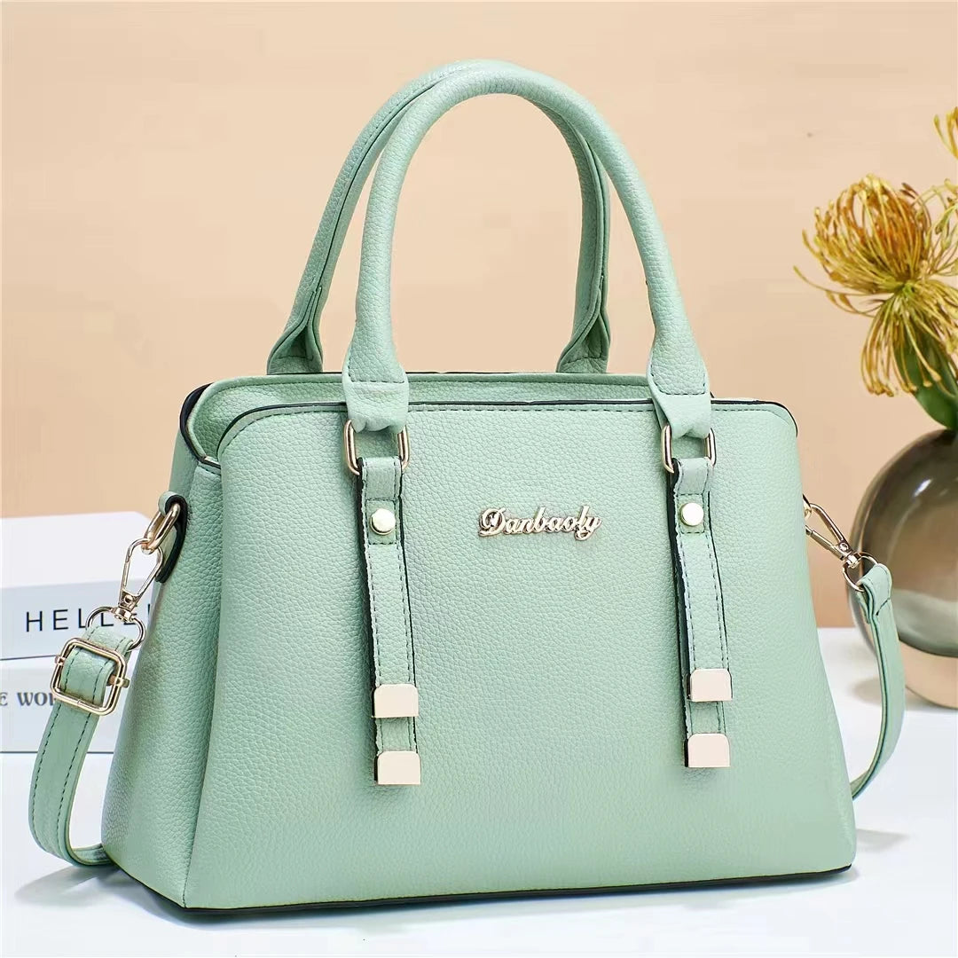 شنطة جلد كاجوال للنساء - High Quality Pu Leather Bag Custom Hand