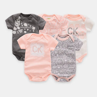100% cotton infant pajamas newborn five-piece بدلة romper baby clothes
