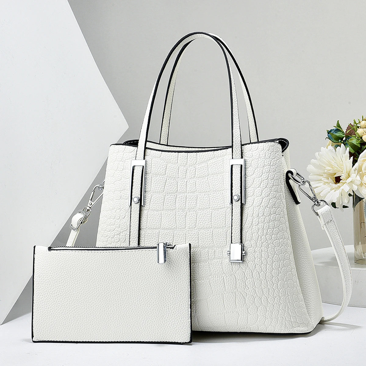 شنطة كتف عصرية للنساء - Luxury Designer Famous Fashion Luxury PU
