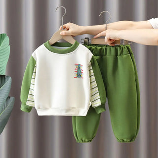 جديد أولاد baby children's clothing ربيع وخريف طقم قطعتين أكمام طويلة cartoon design for أطفال' clothes