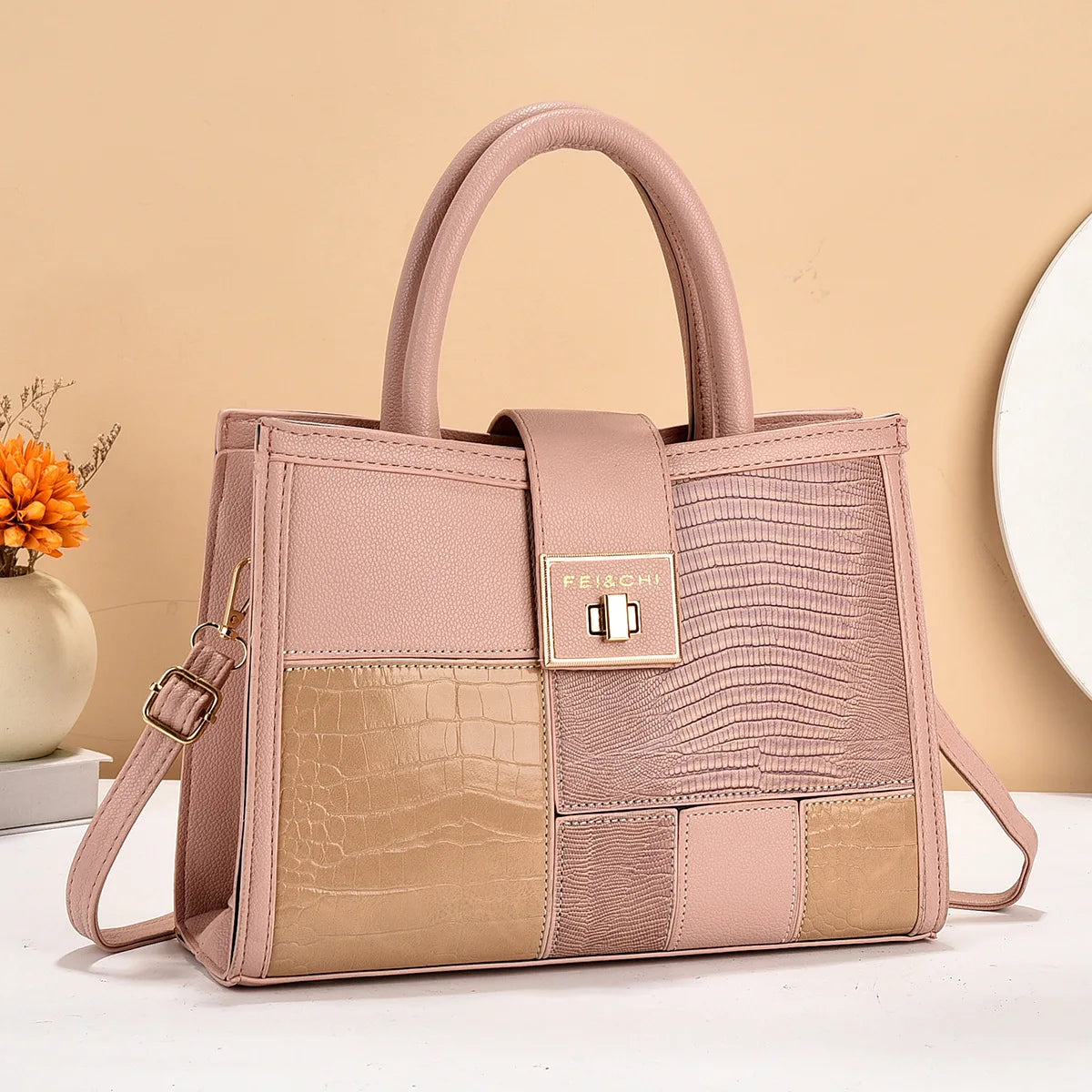 شنطة يد كلاسيك للنساء - 2025 New Trendy Fashion Hand Bags Ladies