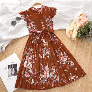 صيف retro أميرة جيب for بنات جديد korean version كاجوال فستان with round neck odm party ستايل