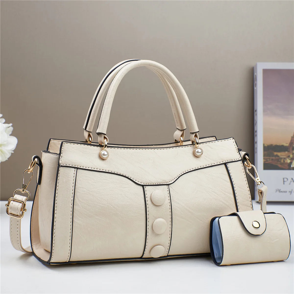 شنطة نسائية ترند للنساء - 2025 Wholesale Fashion Lady Bags Set Ne