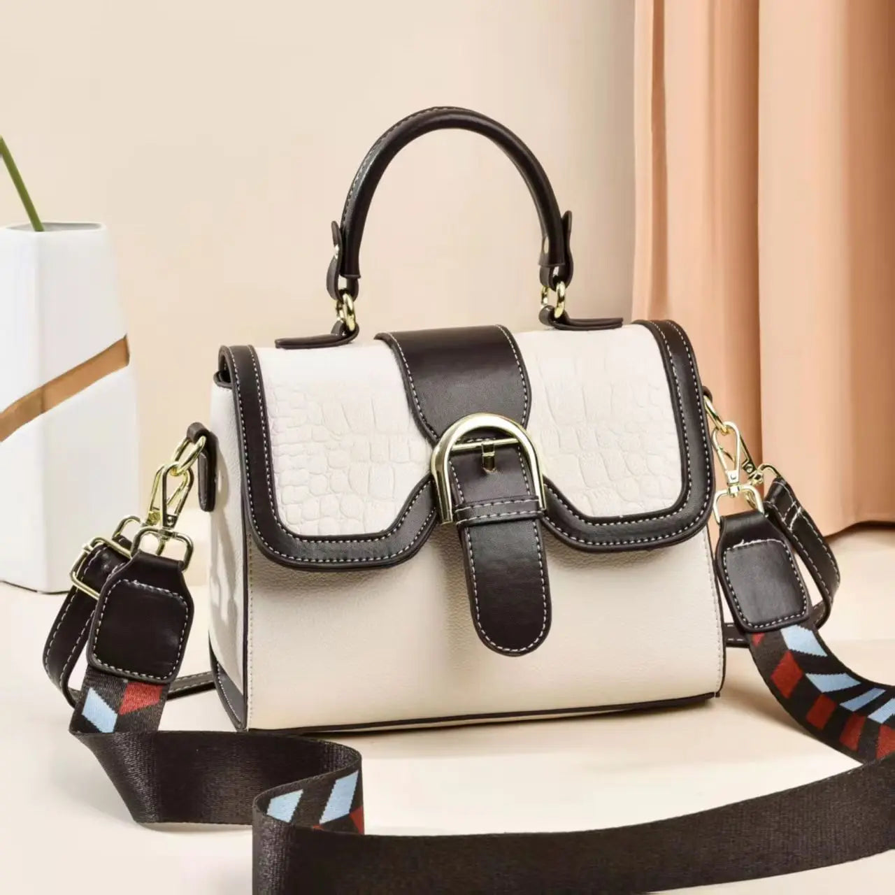 شنطة كروس موضة 2025 للنساء - 2025 High Quality Pu Leather Women Handb