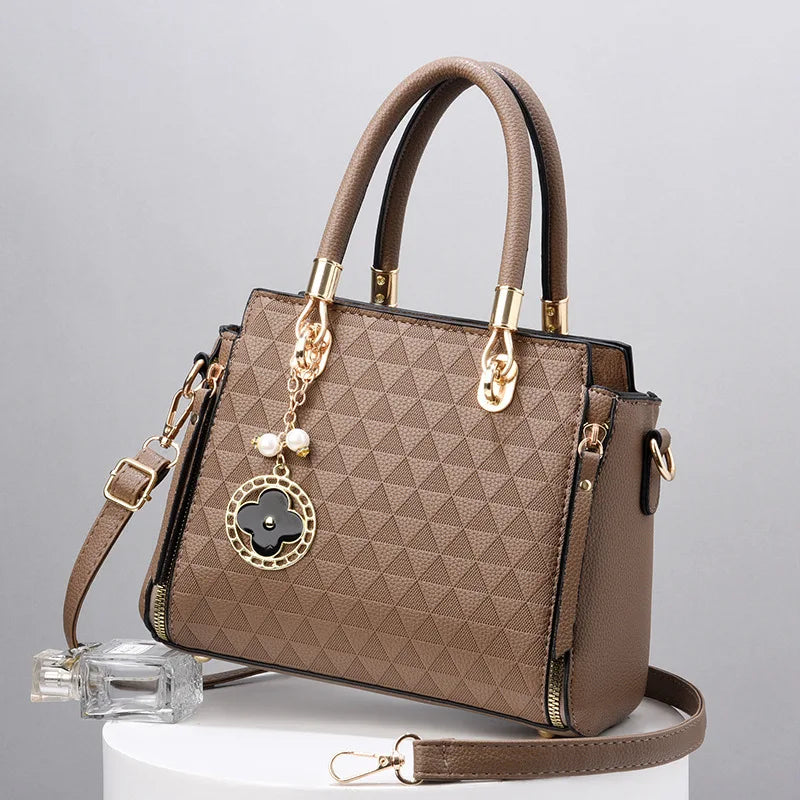 شنطة كروس كلاسيك للنساء - 2024 New Wholesale Luxury Leather Fashio