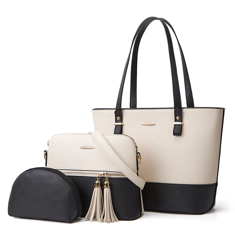 شنطة نسائية ترند للنساء - 2024 Atmospheric Set Bags Color Collisio