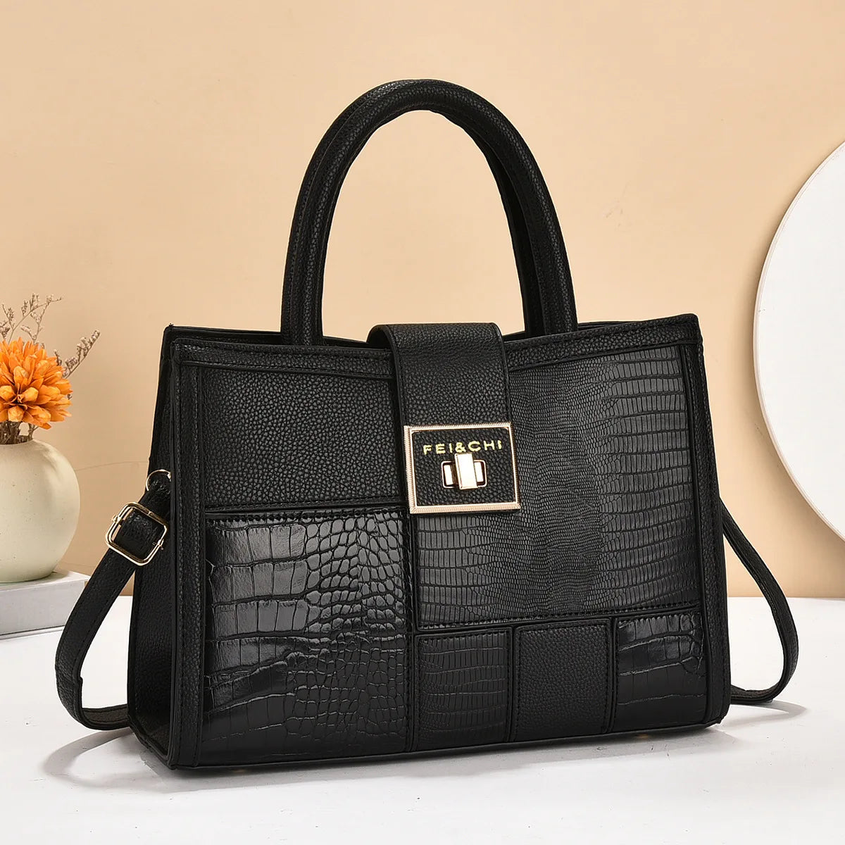 شنطة يد كلاسيك للنساء - 2025 New Trendy Fashion Hand Bags Ladies