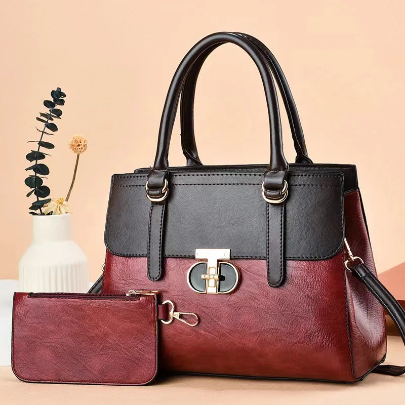 شنطة سهرة فاخرة للنساء - 2025 Good Quality Shoulder Bags Set PU L