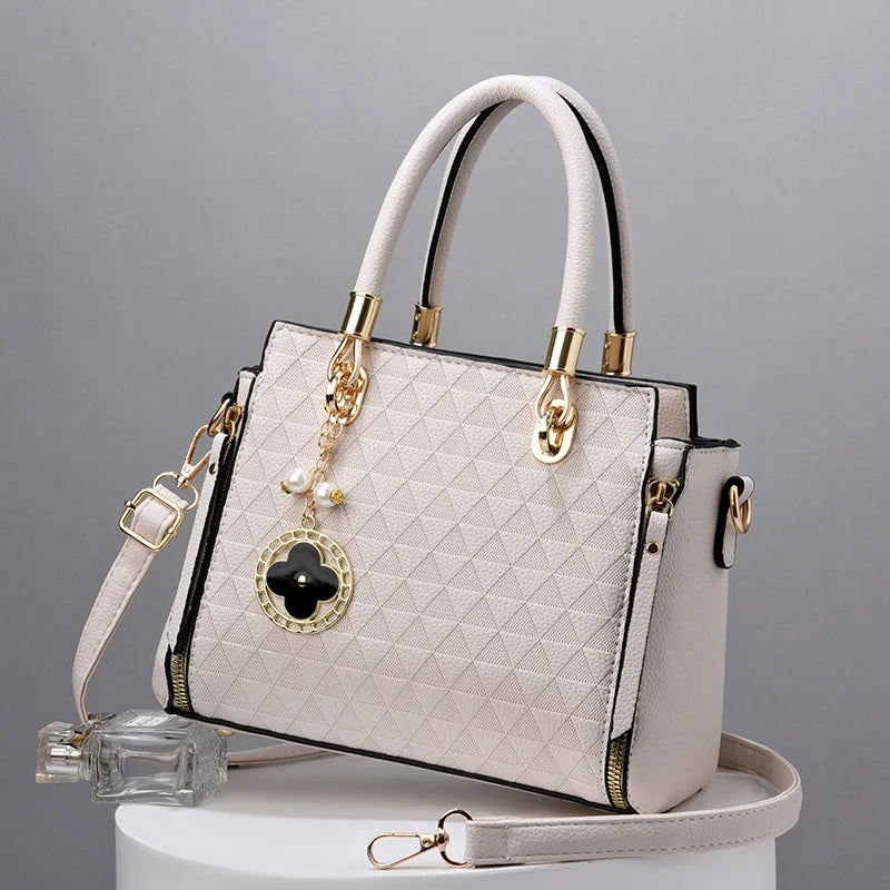 شنطة كروس كلاسيك للنساء - 2024 New Wholesale Luxury Leather Fashio