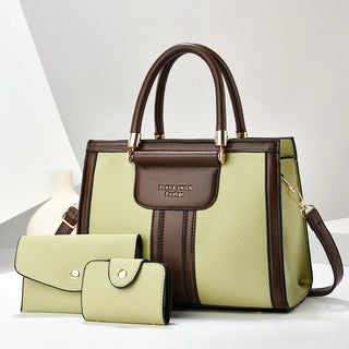 شنطة سهرة عملية للنساء - 2025 PU Leather 3 Pieces Bags Set Ladies