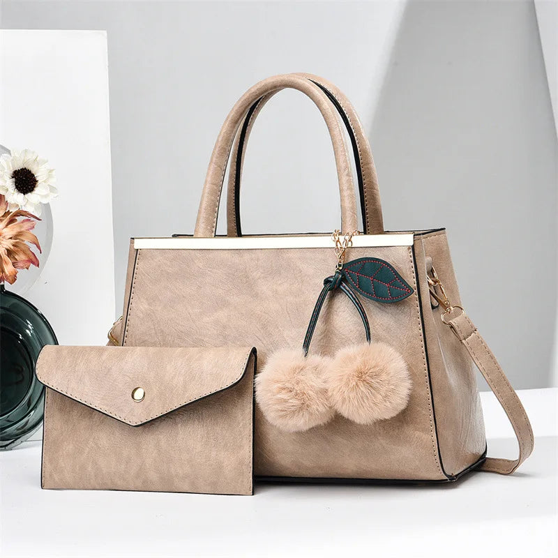 شنطة نسائية فاخرة للنساء - 2025 New Wholesale Shoulder Bags Set Bra