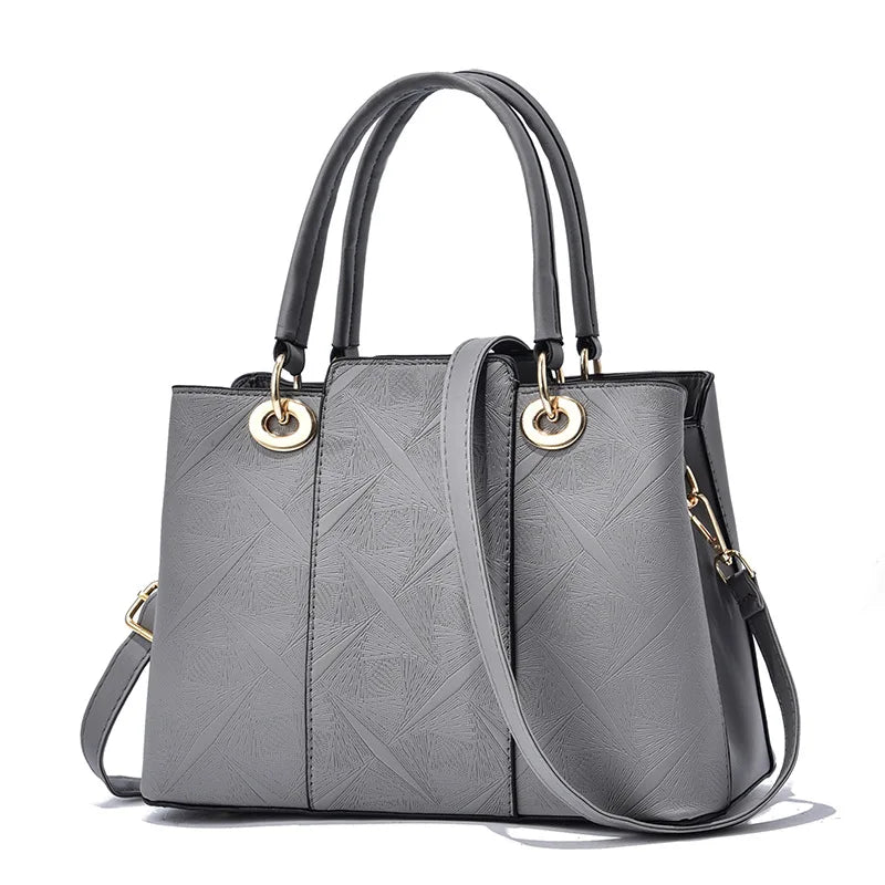 شنطة جلد عصرية للنساء - Designer High Quality Ladies Shoulder Ba