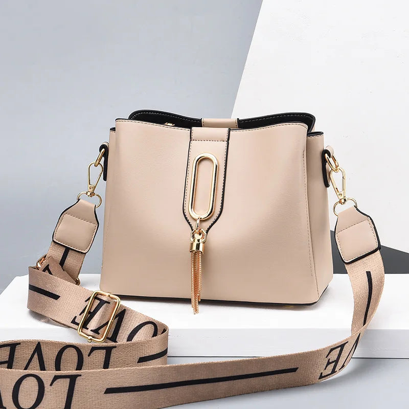 شنطة كتف أنيقة للنساء - 2025 Newest Fashion PU Leather High Qual