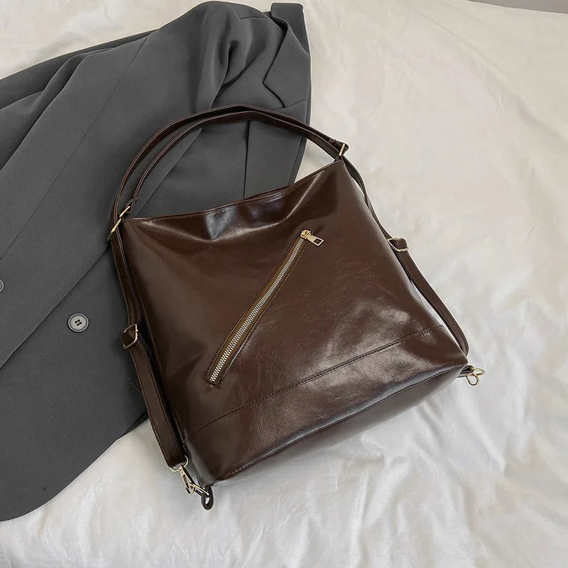 شنطة جلد أنيقة للنساء - Wholesale Trendy Tote Bags Ladies PU Lea