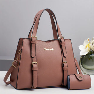 شنطة كتف ترند للنساء - Luxury Designer Women's Split PU Leather