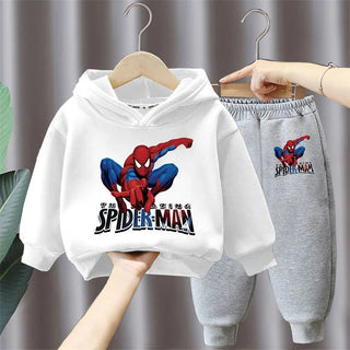 cheap price جديد أولاد' كاجوال outfits two-piece cotton hoodie بدلة with foreign ستايل cartoon printed توب children's sizes