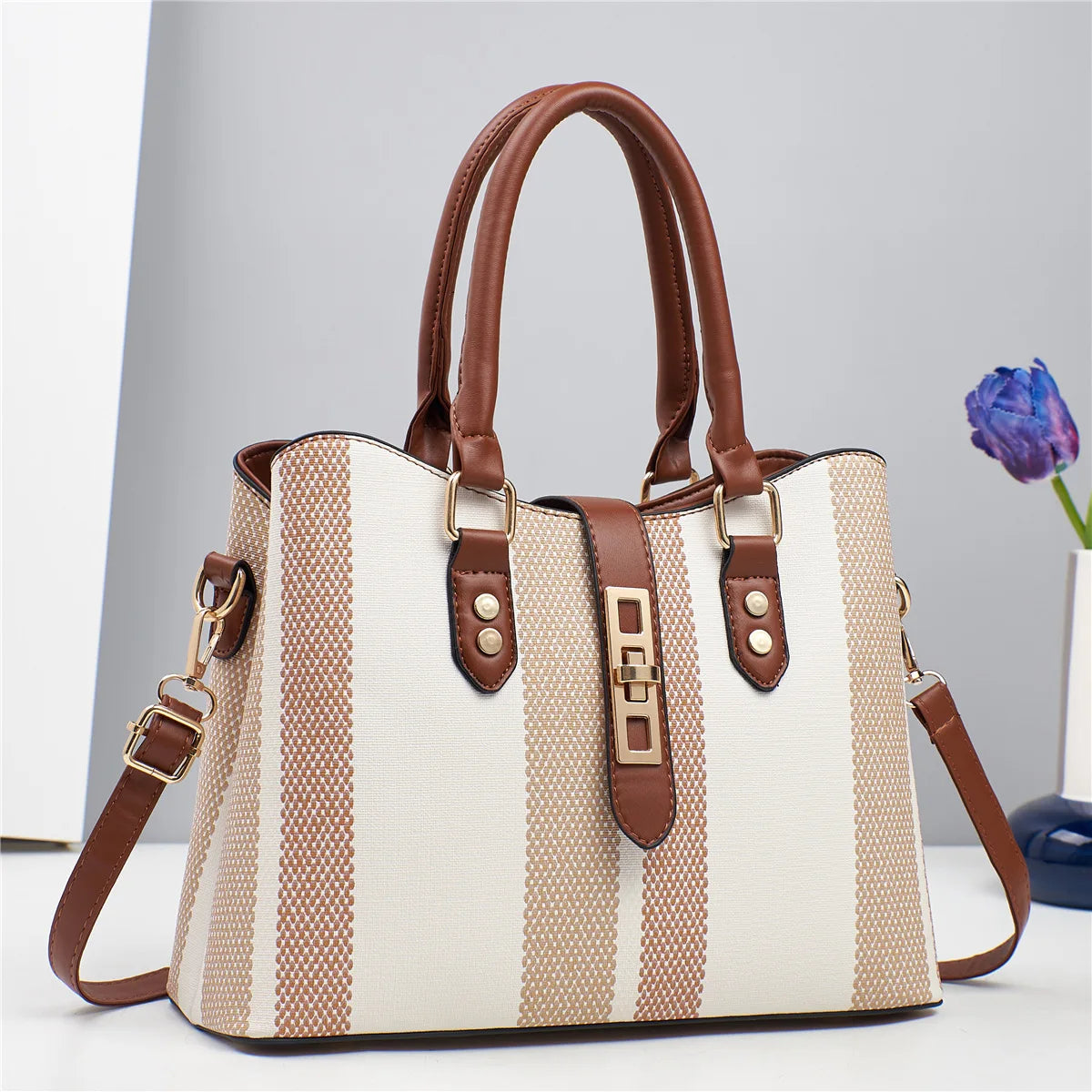 شنطة يد عصرية للنساء - 2025 Women Handbags PU Leather Women Han