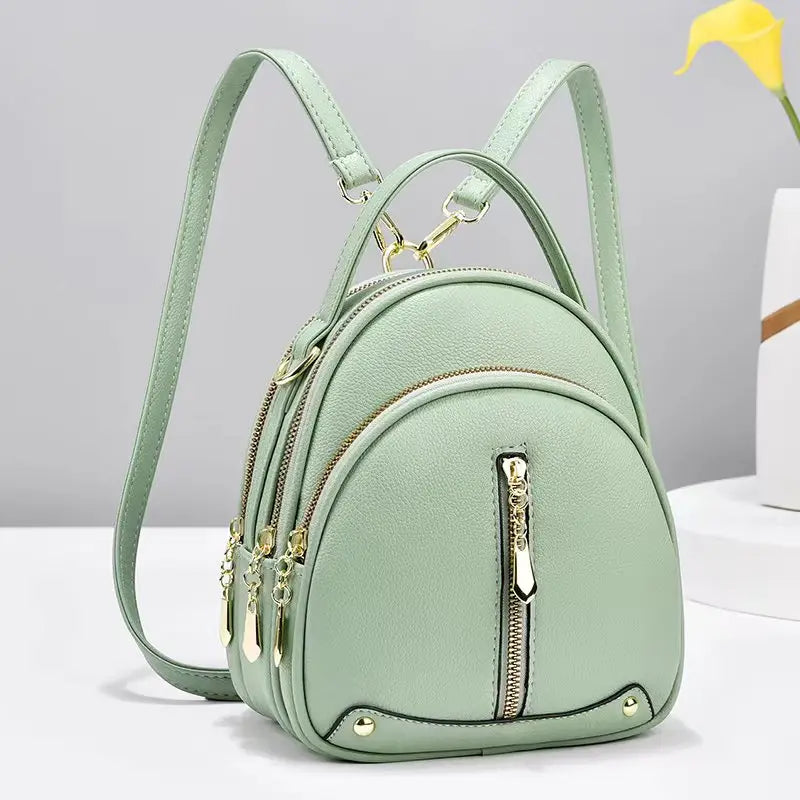 شنطة جلد كاجوال للنساء - Backpack Female New Backpacks for Women