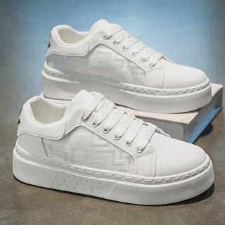 حذاء رياضي رجالي - أبيض – تهوية مريحة