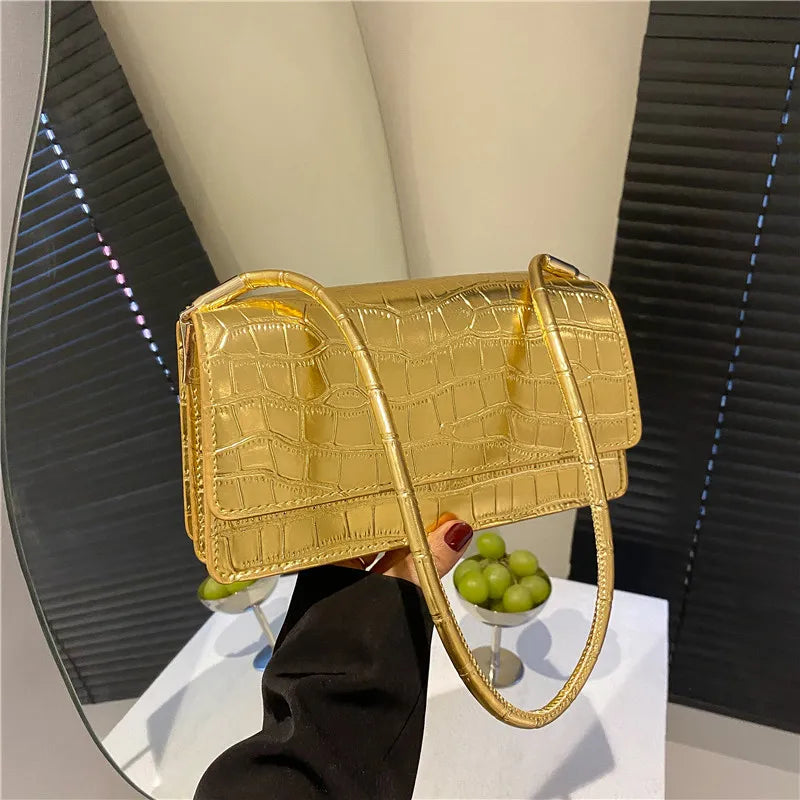 شنطة جلد ترند للنساء - Solid Colors Ladies Luxury Bag Classical