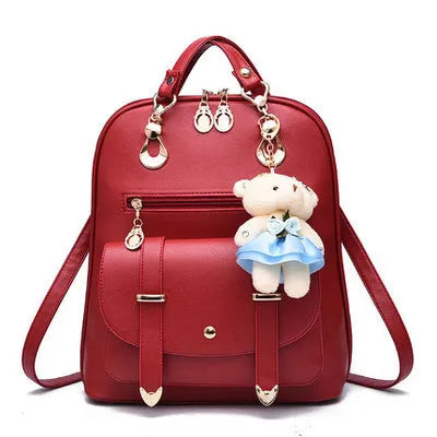 شنطة جلد ترند للنساء - Fashion Velvet Women Leisure Bags Laptop