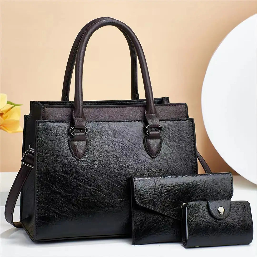 شنطة جلد أنيقة للنساء - New Wholesale Luxury Leather Fashion Qui