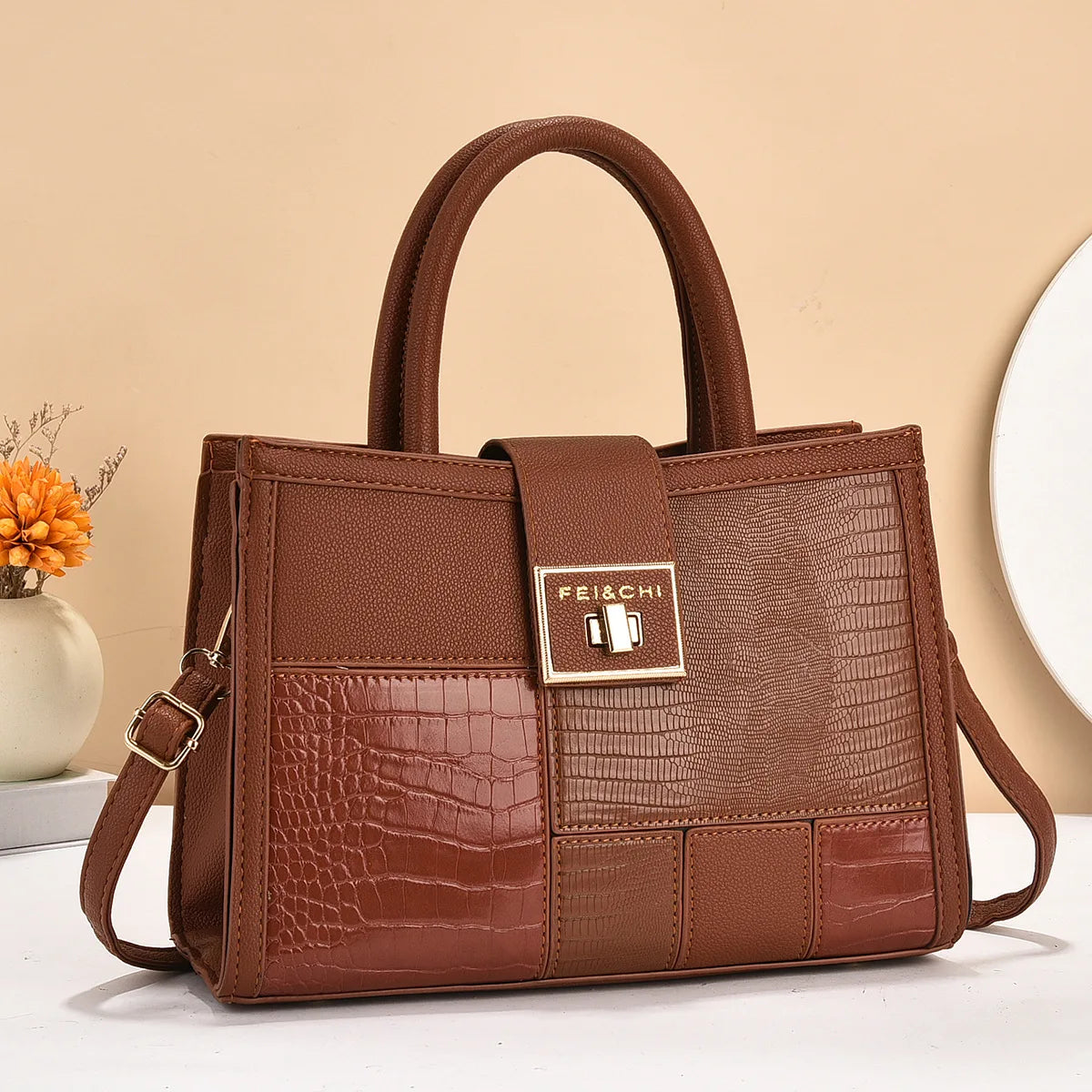 شنطة يد كلاسيك للنساء - 2025 New Trendy Fashion Hand Bags Ladies