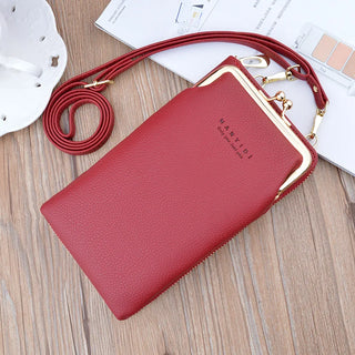 شنطة كروس شيك للنساء - Fashion Women Pu Leather Vintage Ladies