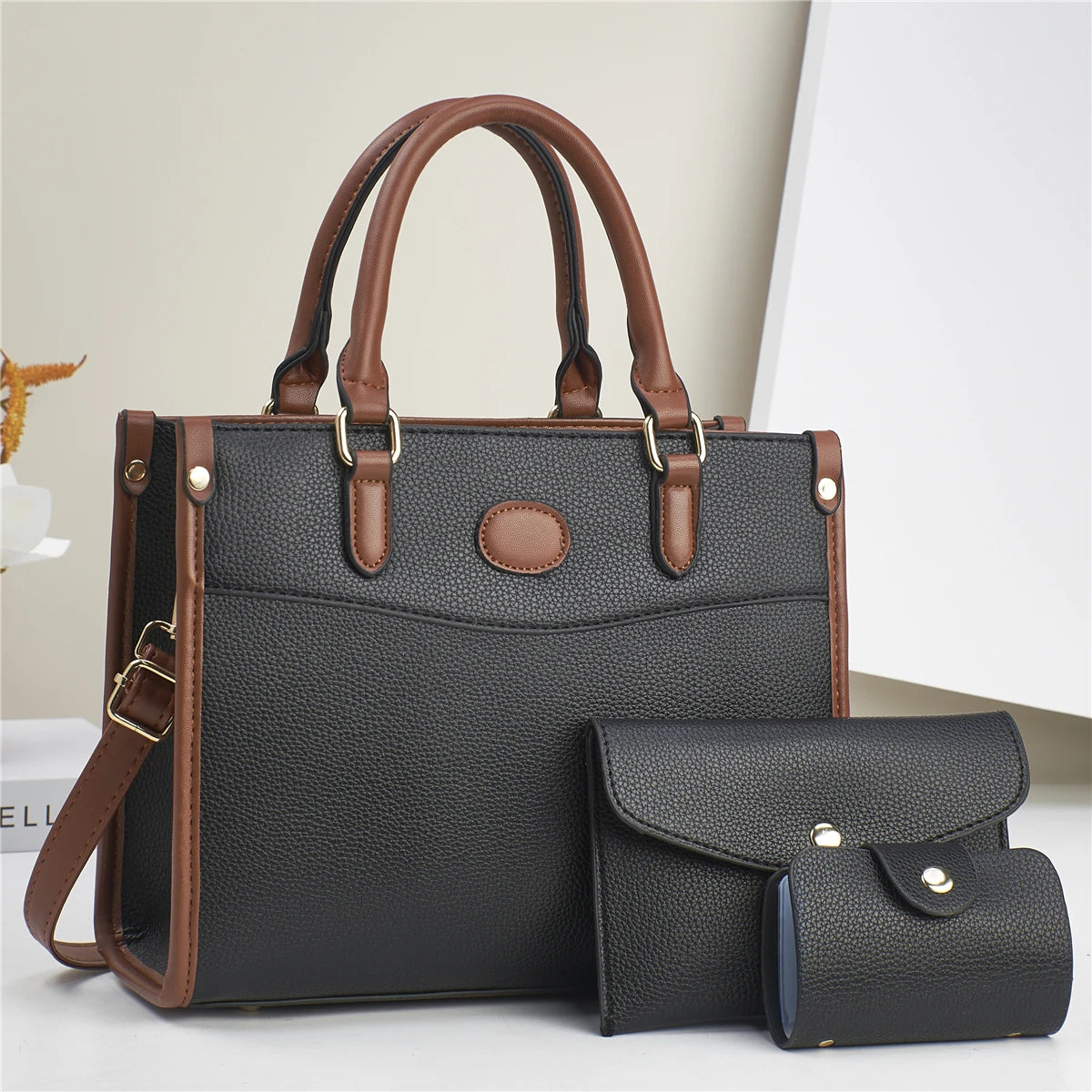 شنطة كتف عصرية للنساء - 2024 Fashion Ladies Shoulder Bags Set La