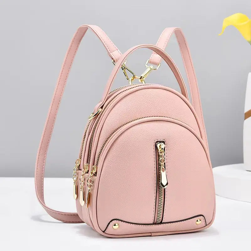 شنطة جلد كاجوال للنساء - Backpack Female New Backpacks for Women