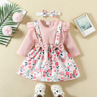 unisex newborn baby rompers طقم بنات bodysuit romper & جيب woven fabric for ربيع خريف season
