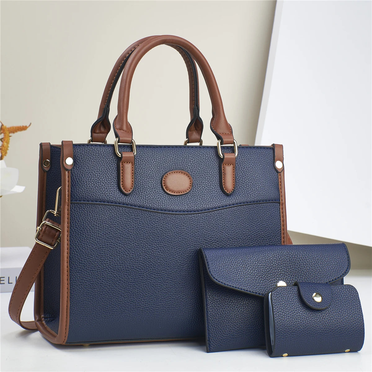 شنطة كتف عصرية للنساء - 2024 Fashion Ladies Shoulder Bags Set La