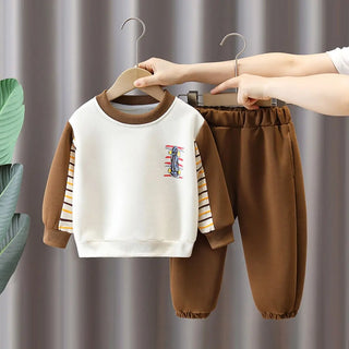 جديد أولاد baby children's clothing ربيع وخريف طقم قطعتين أكمام طويلة cartoon design for أطفال' clothes